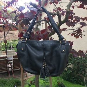 Black Leather Purse